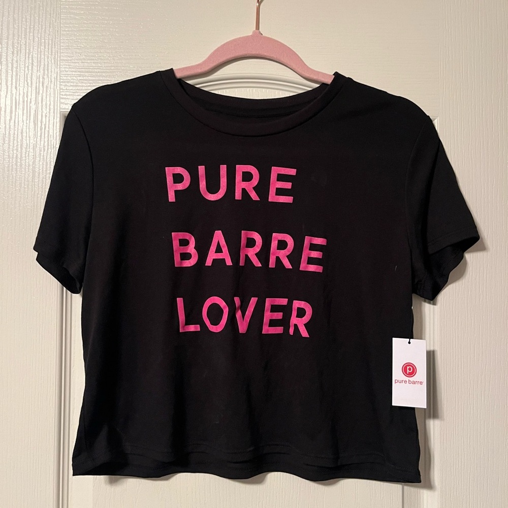 Pure Barre Lover cropped tee